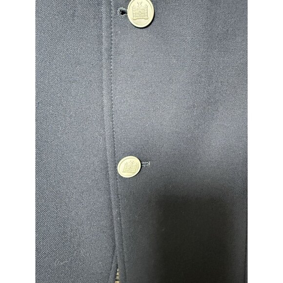 Brooks Brothers Tessuto Marzotto Navy Blue Classic 3 Button Blazer 42L - Picture 3 of 12